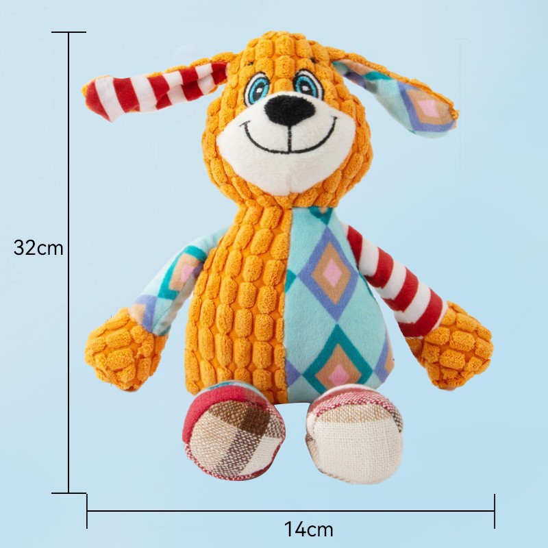 Factory price Eco-friendly Durable Plush Custom Pet Dog Chew Toy Dog Squeak Toy